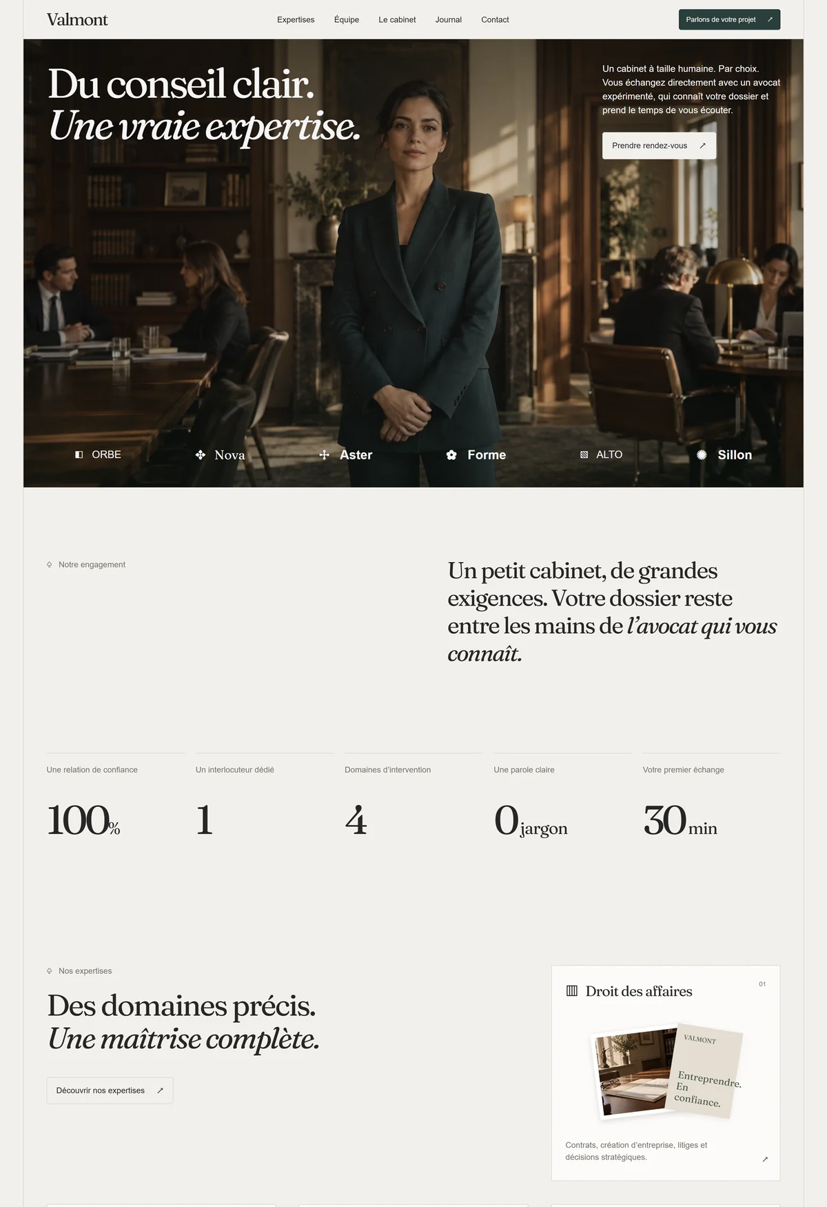 Site Valmont — version ordinateur